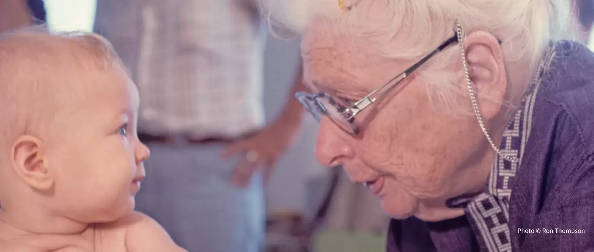 Dr. Ida Rolf mit Baby