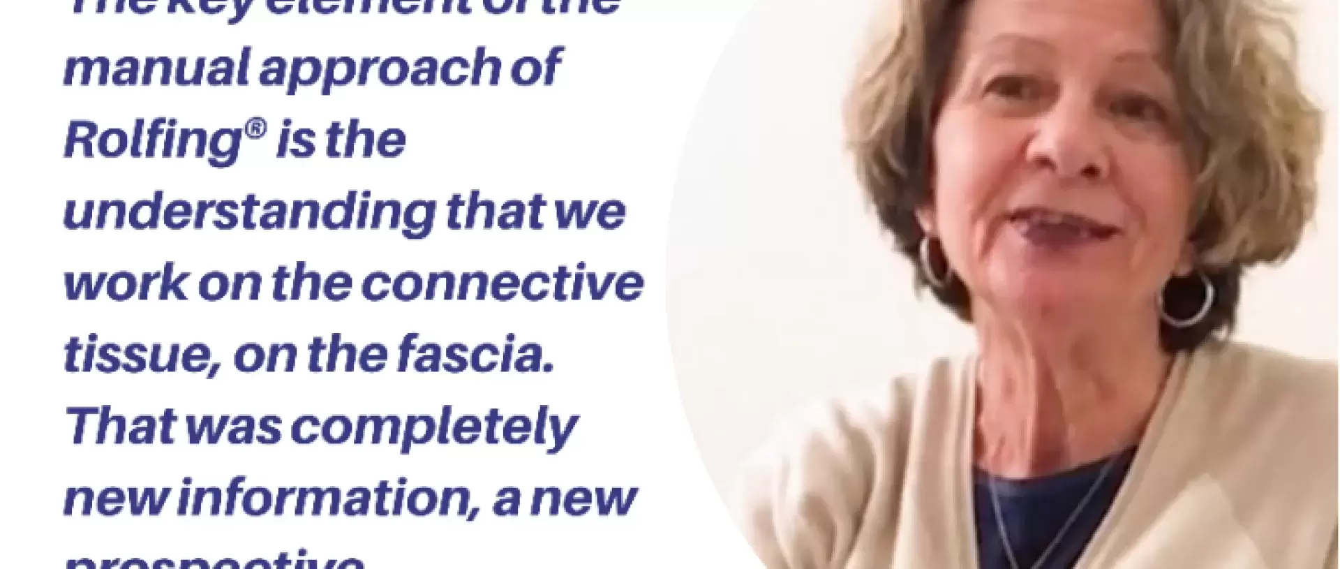 Commemorating 125 year of Dr Ida Rolf with Pierpaola Volpones